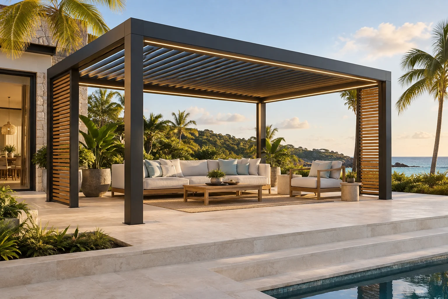 Luxury Island Pergola